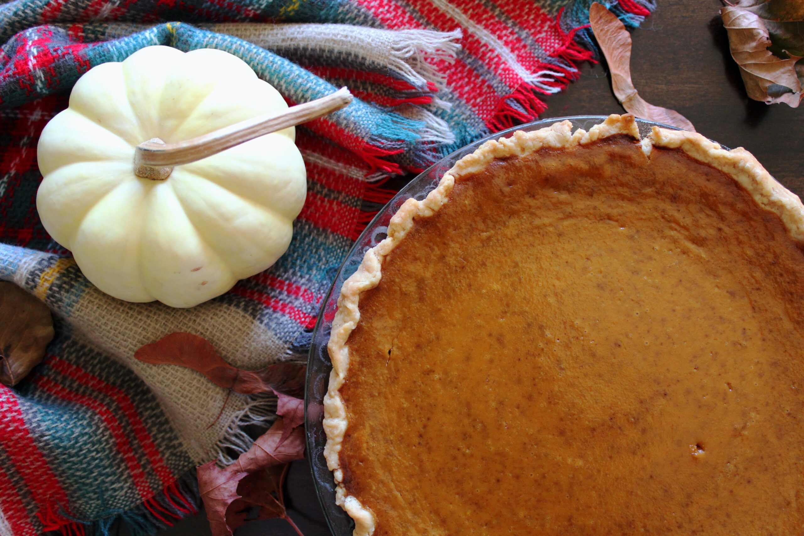 Using Locally sourced food for holiday meals. traditional pumpkin pie