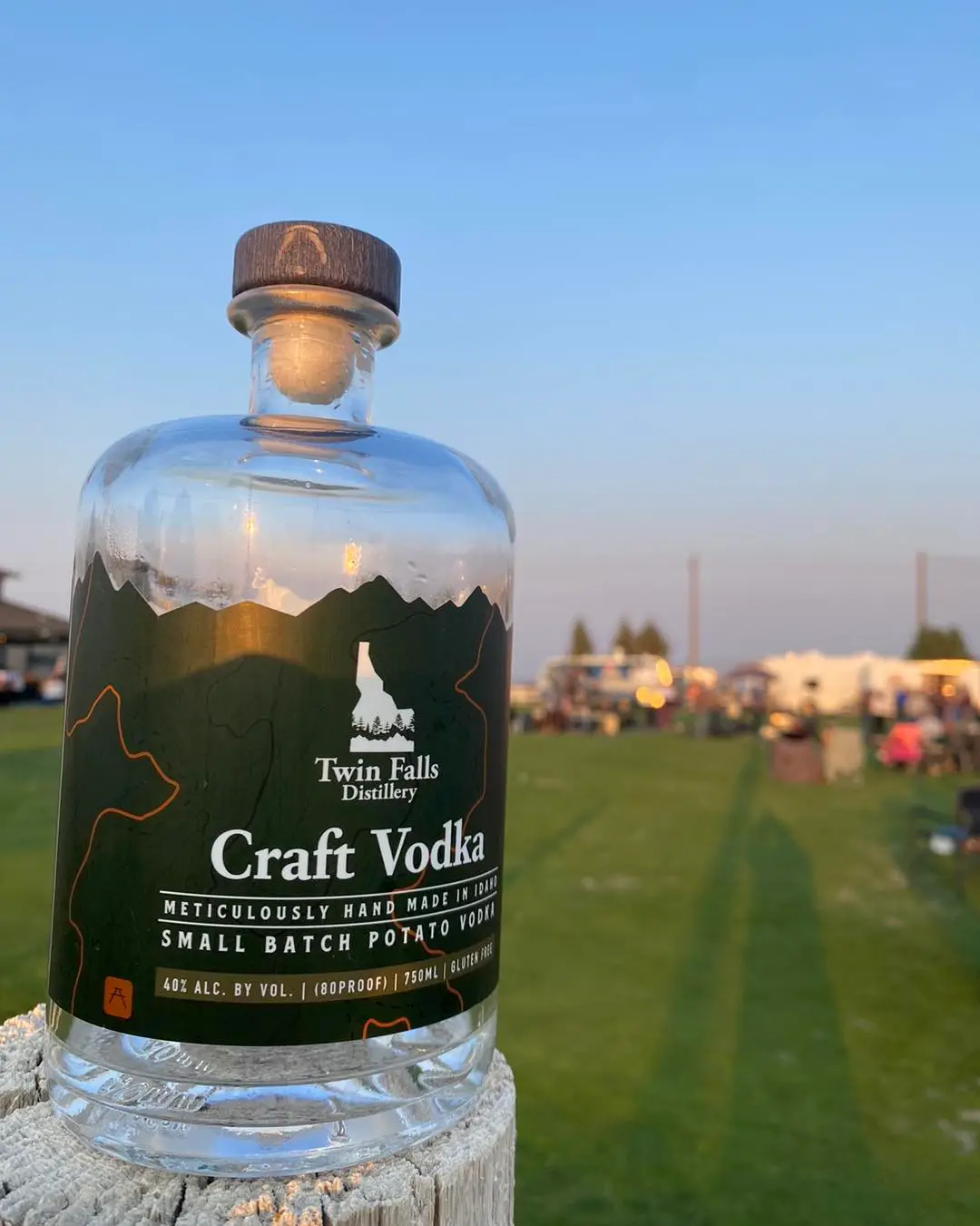 Twin Falls Distillery. Potato vodka distilled in Twin Falls, Idaho.